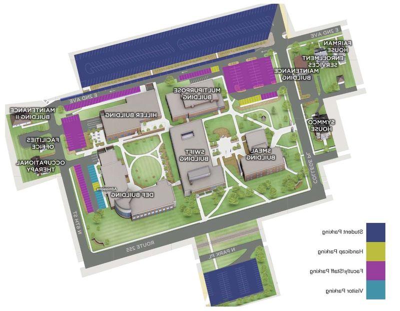 Printable Map of the Penn State DuBois Campus